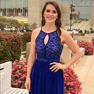Blue Prom Gown